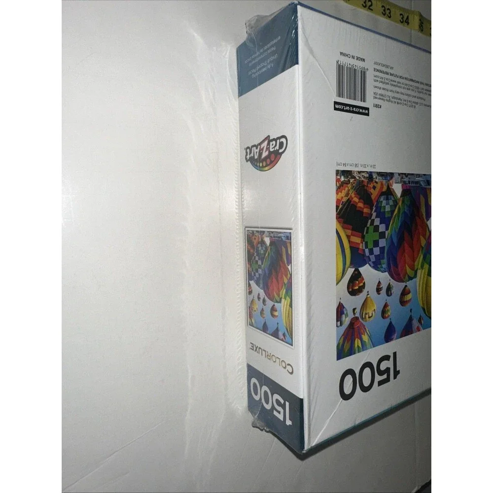 Colorluxe 1500 Piece Jigsaw Puzzle Hot Air Balloon Inflate The Ground Michigan